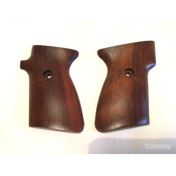 PLAQUETTES EN BOIS PISTOLET SM mod 80