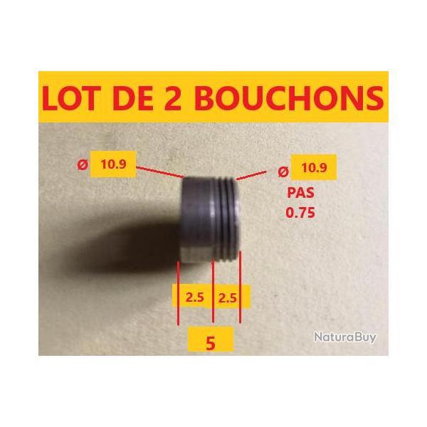 LOT DE 2 BOUCHONS DE FUSIL � PLATINES      BOUPLAT-C