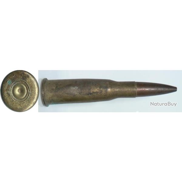 1 cartouche 8 mm Lebel Mle 1886D, fabrication 1915