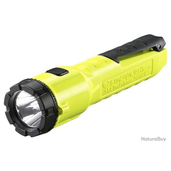LAMPE STREAMLIGHT 3AA PROPOLYMER DUALIE - AVEC PILES - JAUNE