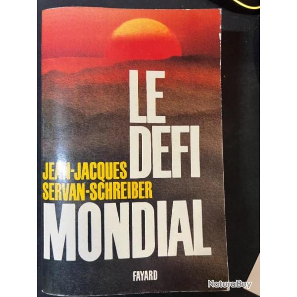 Livre Le dfi Mondial de J.-J Servan-Schreiber