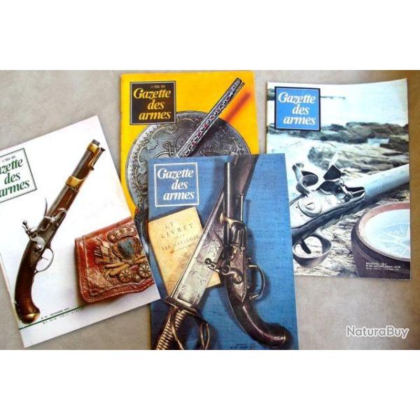Lot d'anciennes GAZETTE DES ARMES