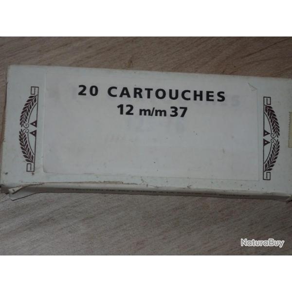 Boite vide de munitions - cartouche 12mm37