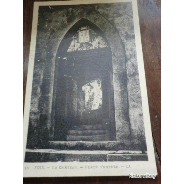 CP  Dpt  09  FOIX  LE CHATEAU PORTE