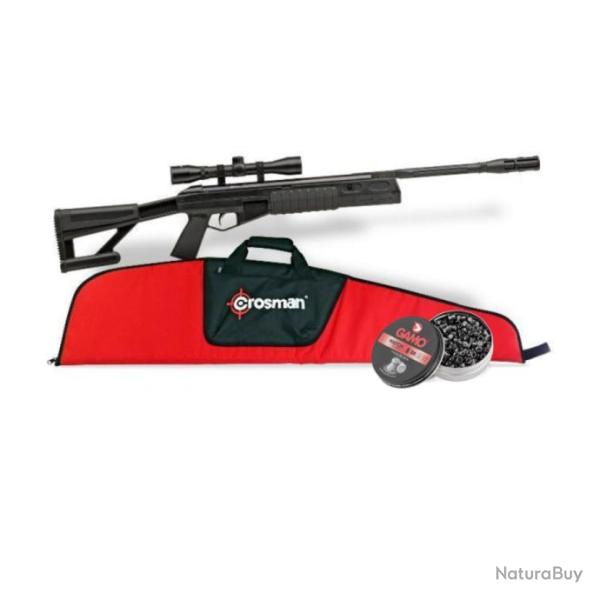 Carabine Crosman TR77 - 4.5mm + Fourreau Crosman + 250 Plombs GAMO - Livraison Offerte
