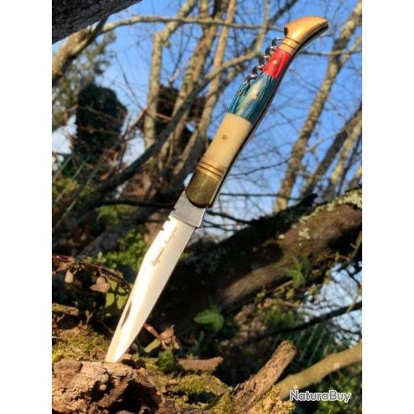 Couteau pliant type Laguiole R�publicain (Conception artisanale Perkin) Bel exemplaire