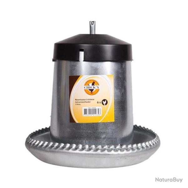 Mangeoire � tr�mie galva 5L