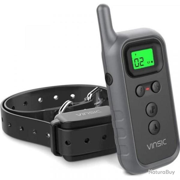 Collier De Dressage pour Chien Collier Anti Aboiement avec R�cepteur imperm�able T�l�commande 300m