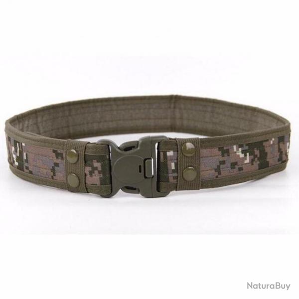 Ceinture de combat verte camouflage pixel
