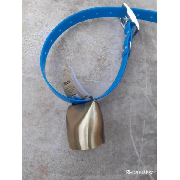 Lot cloche 75 mm et collier 50 cm
