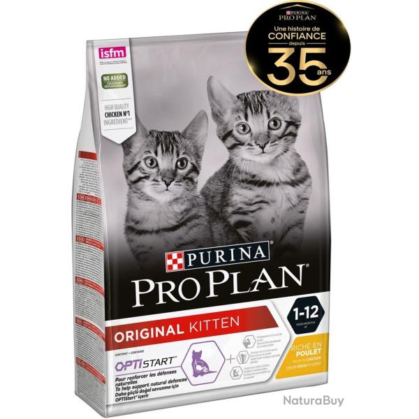 PROPLAN CAT KITTEN ORIGINAL POULET 3KGS