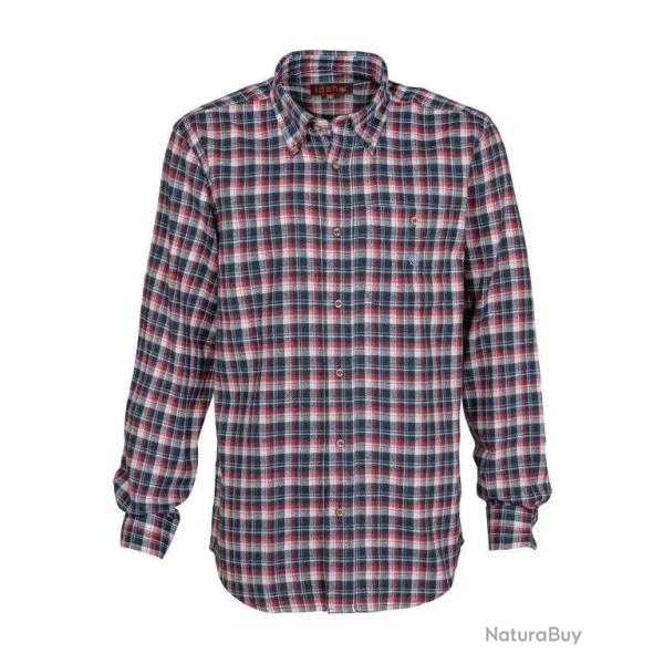 Chemise � Carreaux Percussion Castor Rouge
