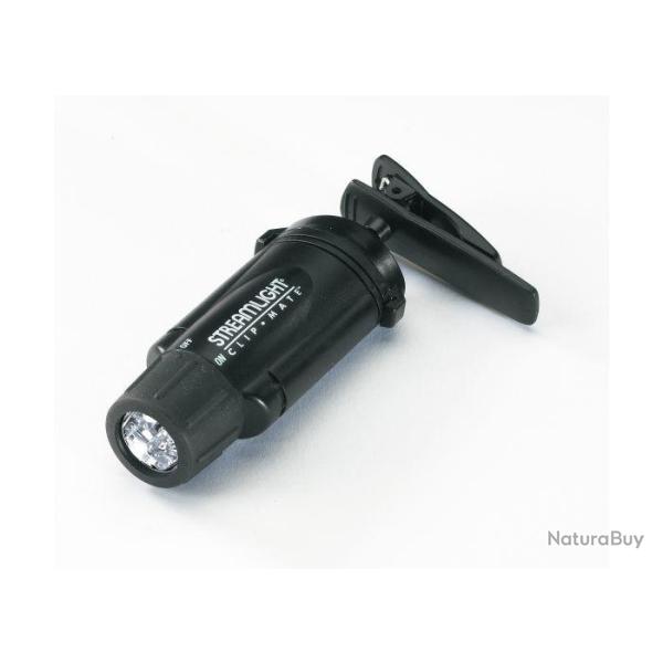STREAM CLIPMATE NOIRE LED BLANCHES AVEC PILES