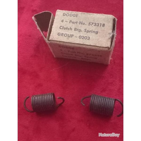 Pi�ce DODGE Ressort de rappel de but�e de embrayage 2 unit�s dans la bo�te