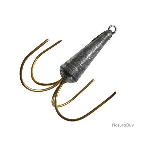 PLOMB GRAPIN BRANCHE LAITON PAR 2 150gr