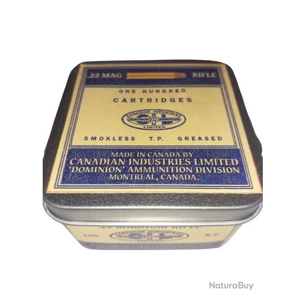22 Magnum ou 22 MAG: Reproduction boite cartouches (vide) CANADIAN INDUSTRIES LIMITED 8937410