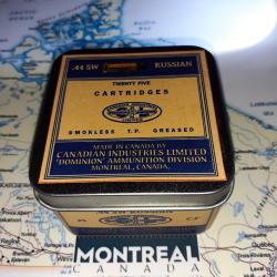 44 Russian SW (Canadian Industries Limited): Reproduction boite munitions (vide) CIL 8937429