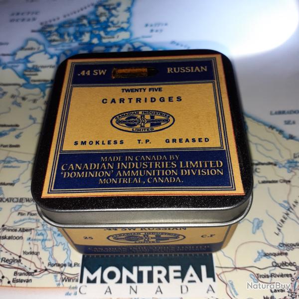 44 Russian SW (Canadian Industries Limited): Reproduction boite munitions (vide) CIL 8937429