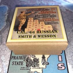 44 Russian SW (Western Metallic Ammunition): Reproduction boite cartouches (vide) WMA 8937492