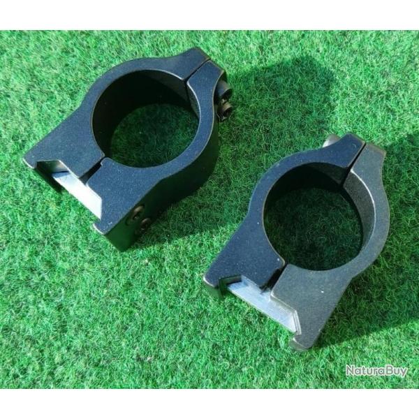 Paire de colliers NIKKO STIRLING  pour montage lunette (1pouce)  Top qualit�