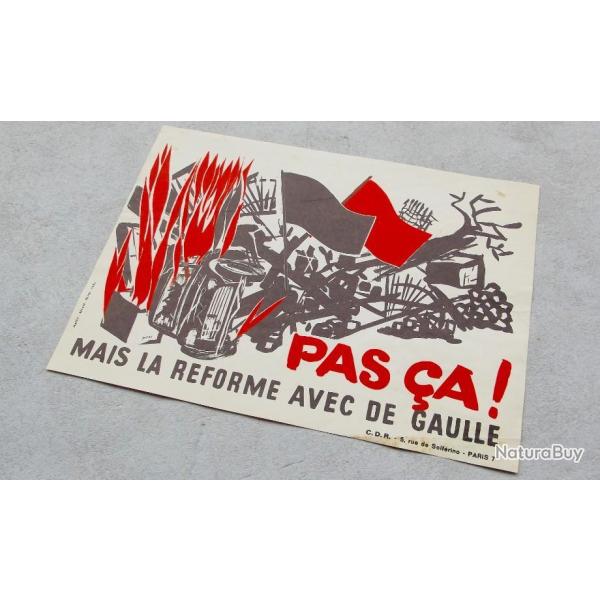 AFFICHE TYPE MAI 1968.