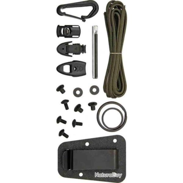 ESIZKIT ESEE Izula Kit Parts Clip Paracord Fire Start Whistle USA