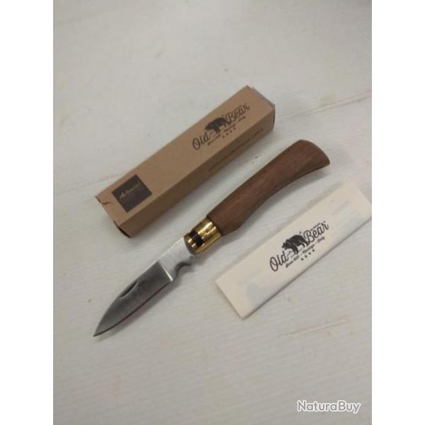 Couteau ''hold bear'' classical noyer