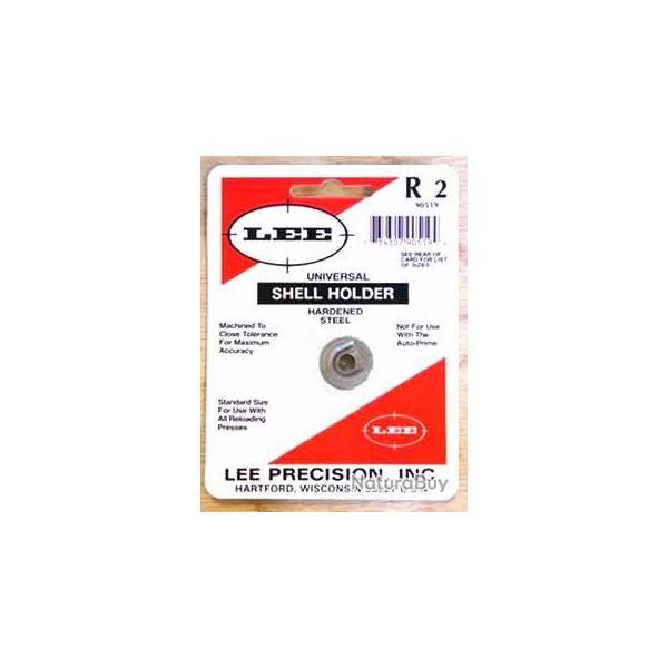 Shell holder N�R2 pour presses Lee