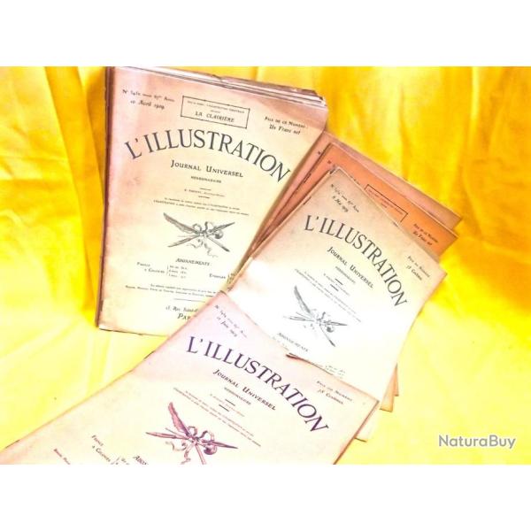 LOT DE REVUES L'ILLUSTRATION.