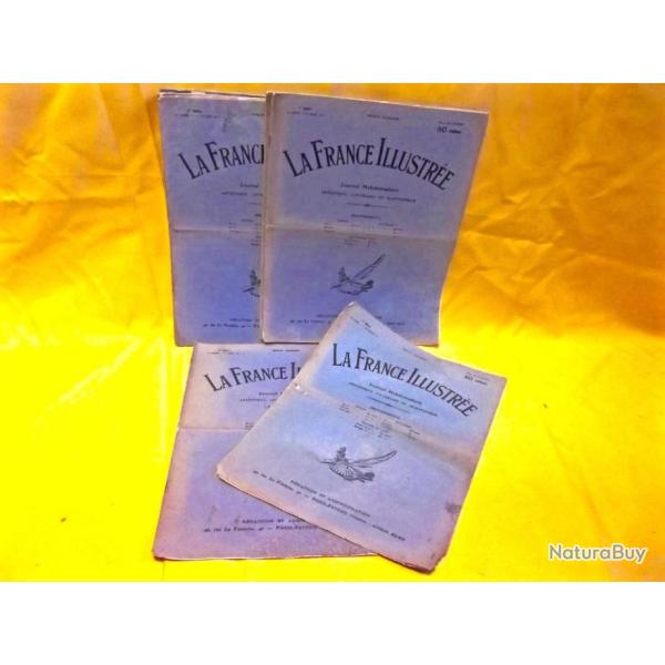 LOT DE REVUES LA FRANCE ILLUSTR�E.