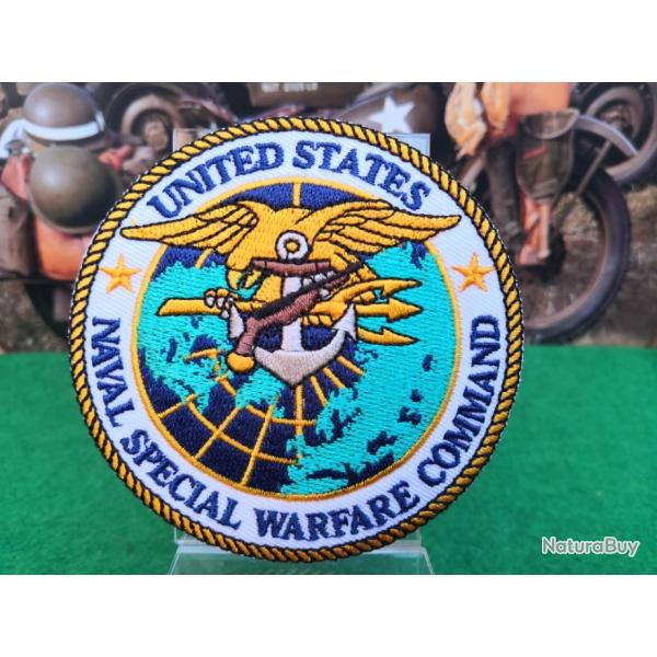 Patch brod� � coudre ou � coller au fer  - Navy Seal - 85 mm 4a.