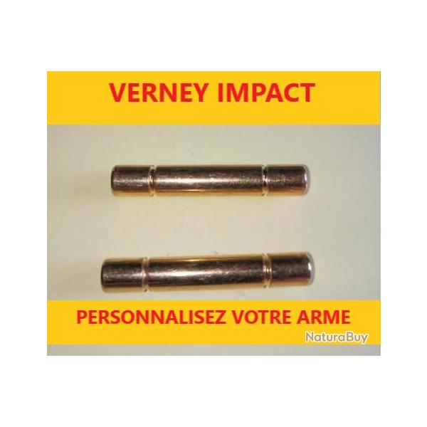 LOT DE 2 GOUPILLES DOR�ES DE SOUS GARDE VERNEY CARRON IMPACT