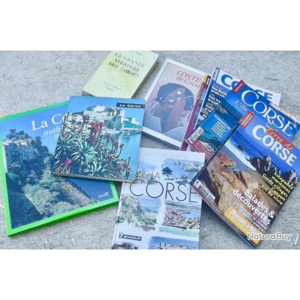 LOT D'OUVRAGE SUR LA CORSE.