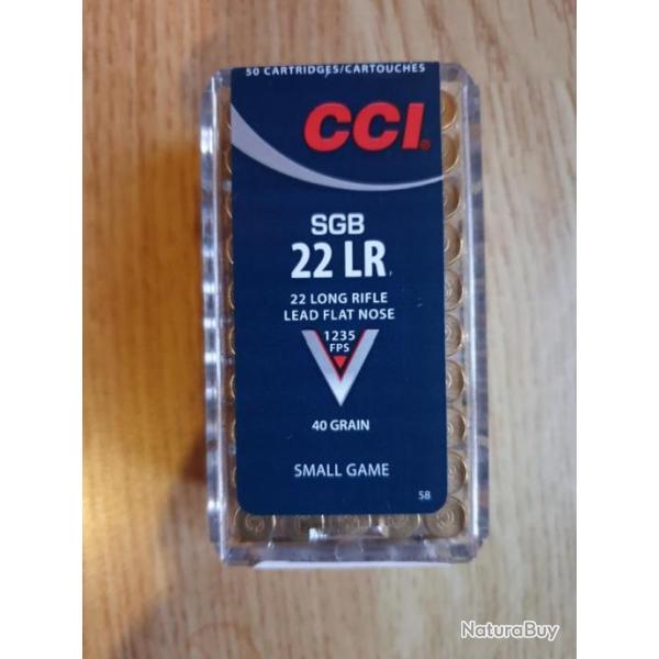 .22lr balles CCI small game 40gr flathead