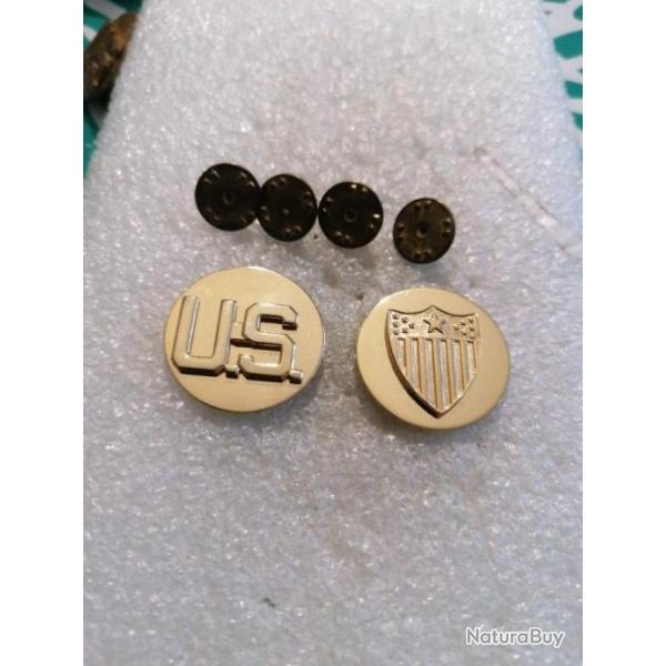 Lot de collars troupe arm�e us TR�SORIER ET US ORIGINAL