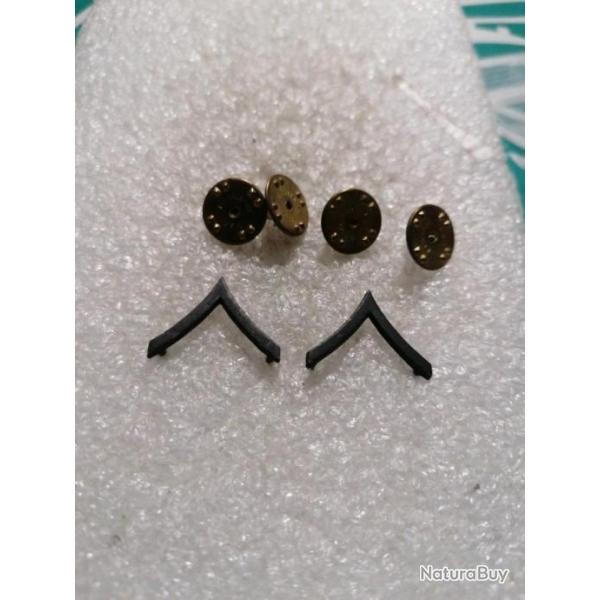 Lot de grades arm�e us FIRST CLASS m�tal ORIGINAL