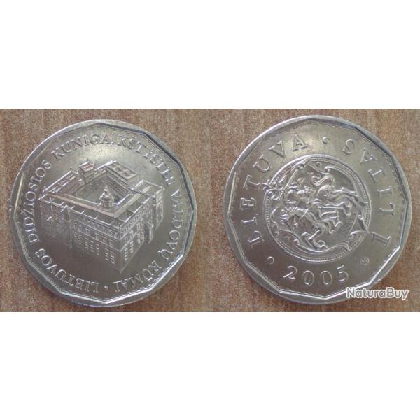 Lituanie 1 Litas 2005 Commemo Royale Palace Europe Centrale
