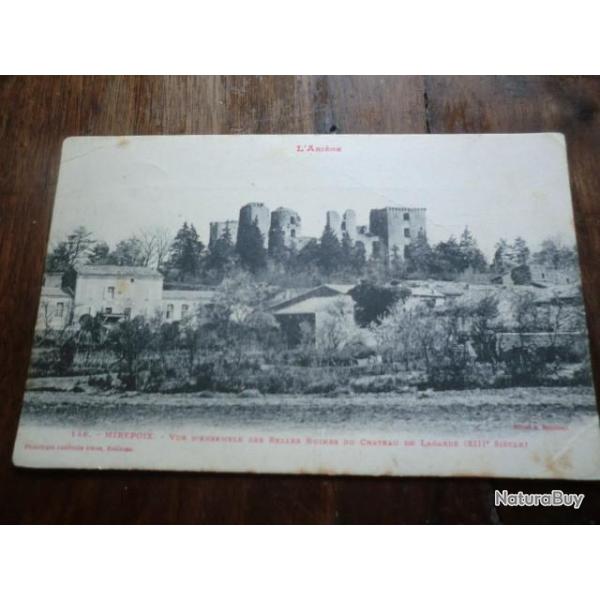 CP  Dpt  09  MIREPOIX RUINES DU CHATEAU  DE LAGARDE