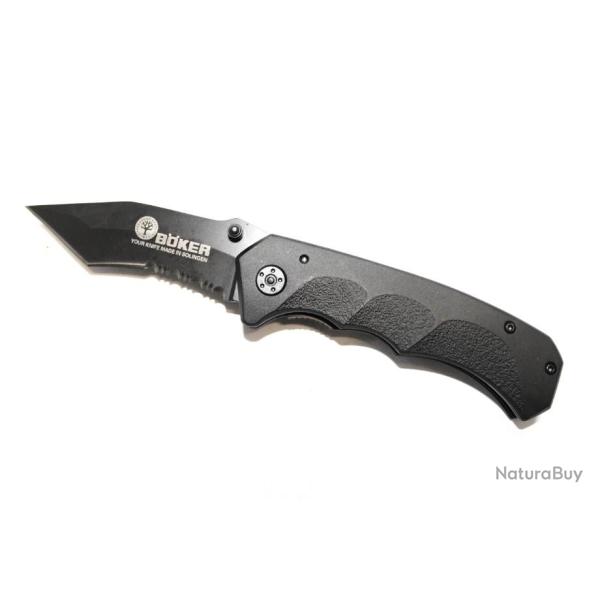 Couteau Pliant B�ker noir ergonomique