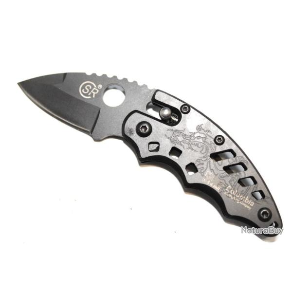 Couteau pliant Columbia SR avec manche grav�