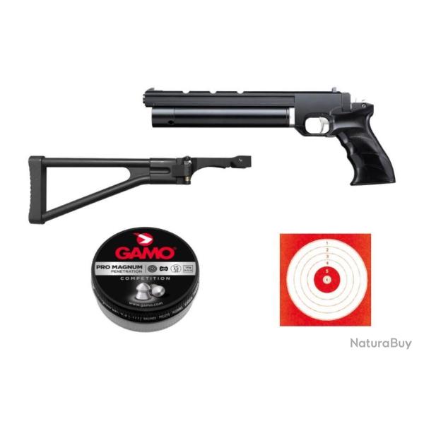 Pack PP700S 5.5 + Crosse + 250 Plombs + 10 Cibles - Livraison Offerte