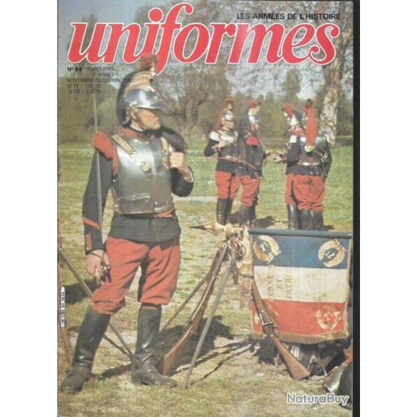 revue uniformes 64 badges britanniques 39-45, grunwald 1410, paras fran�ais sas indochine 46-47