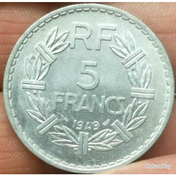 5 FRANCS ALU 1949 REPUBLIQUE Fran�aise LAVRILLIER