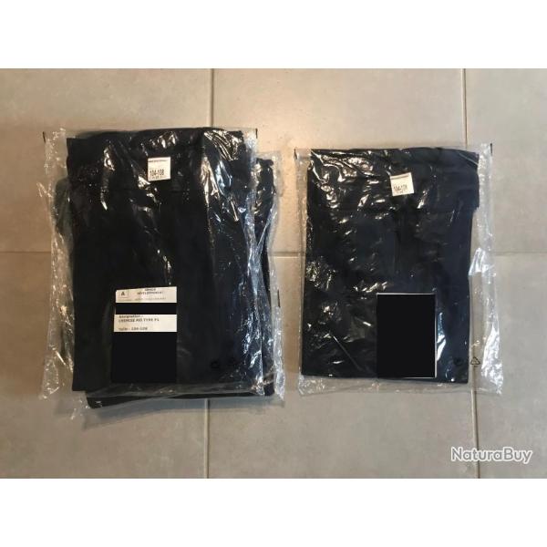 CHEMISE F1 BLEU MARINE - TAILLE 104/108  100% COTON - militaria