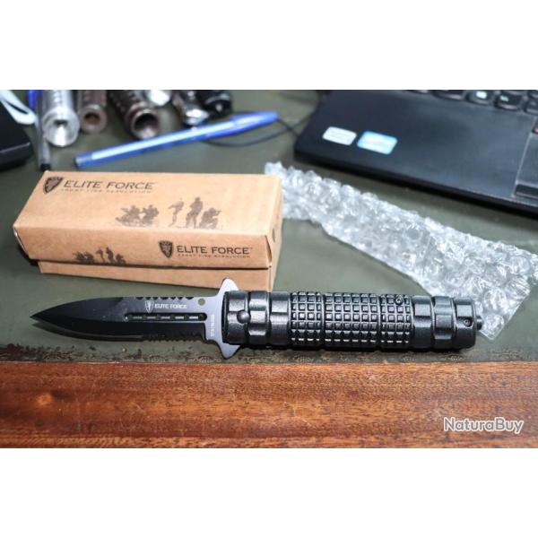 couteau Elite Force tactique 21 cms neuf en acier inoxydable