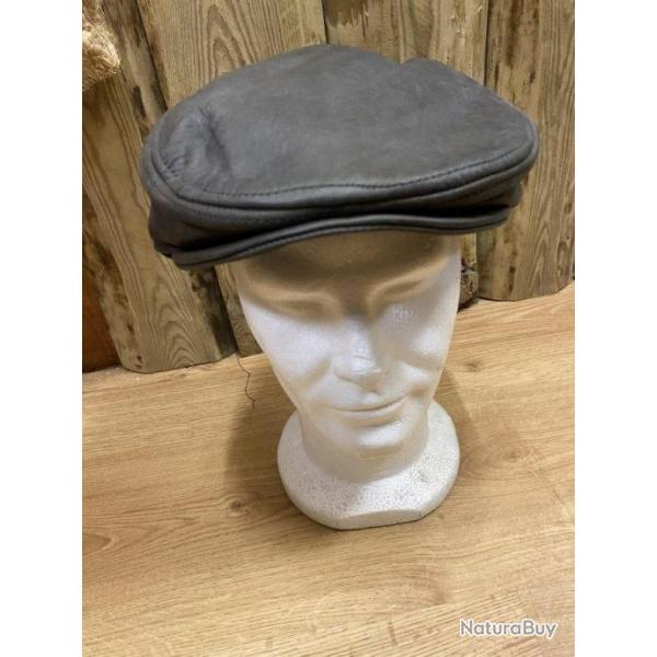 CASQUETTE genre Anglaise cuir