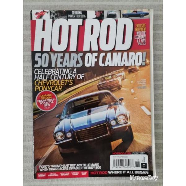 Ouvrage amricain Hot Rod 50 Years of Camaro no 1116