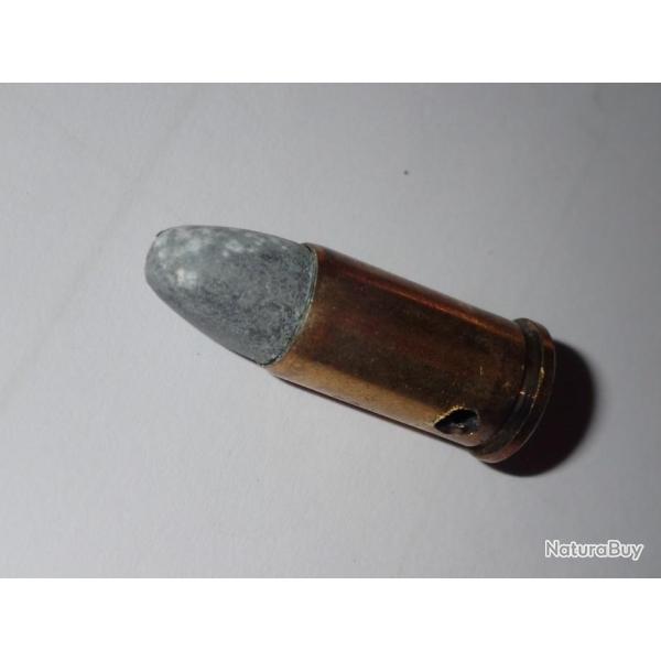 Cartouche neutralis�e - 38 S&W - Lapua - Ogive plomb nez rond