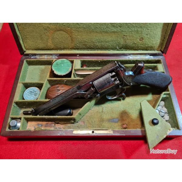 TRES BEAU COFFRET COMPLET REVOLVER TRANTER CAL . 442 (44)
