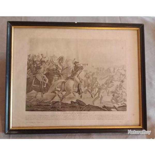 Gravure Bataille d Austerlitz